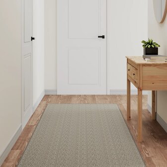 Tapijtloper 80x250 cm sisal-look taupe 1