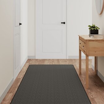 Tapijtloper sisal-look 80x150 cm antracietkleurig 1