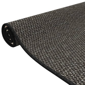 Tapijtloper sisal-look 80x150 cm antracietkleurig 5