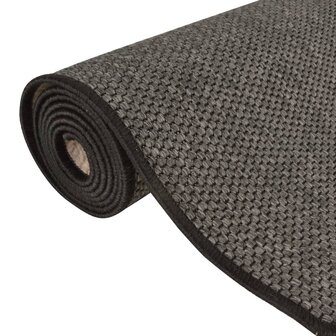 Tapijtloper 80x300 cm sisal-look antracietkleurig 5