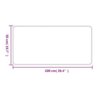 Tapijtloper 50x100 cm sisal-look zandkleurig 6