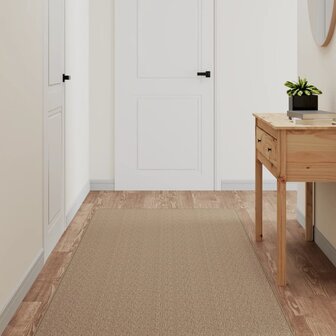 Tapijtloper 80x150 cm sisal-look zandkleurig 1
