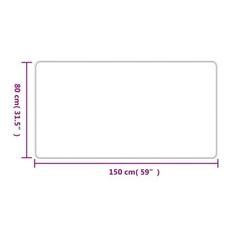 Tapijtloper 80x150 cm sisal-look zandkleurig 6