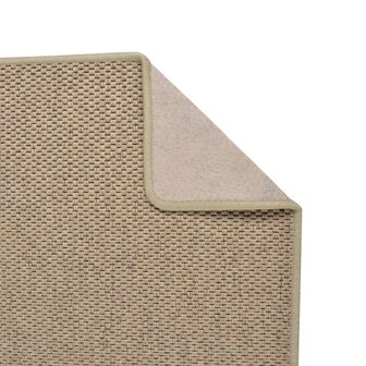 Tapijtloper 80x200 cm sisal-look zandkleurig 4