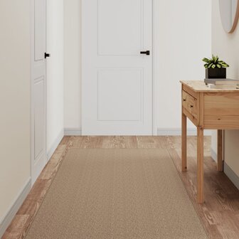Tapijtloper 80x400 cm sisal-look zandkleurig 1