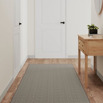 Tapijtloper 80x150 cm sisal-look zilverkleurig 1