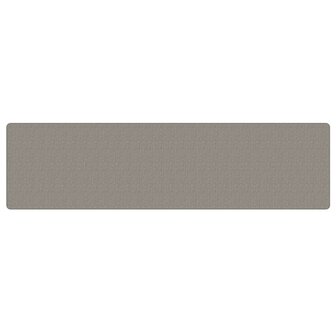 Tapijtloper 80x300 cm sisal-look zilverkleurig 3