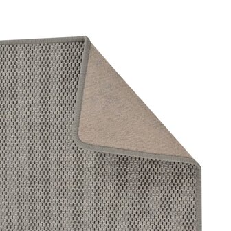 Tapijtloper 80x300 cm sisal-look zilverkleurig 4
