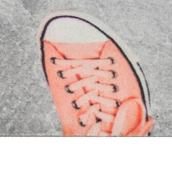 Keukenmat wasbaar shoezone-print 60x300 cm fluweel 4