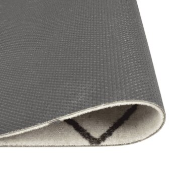 Keukenmat wasbaar geblokt 45x150 cm fluweel 3