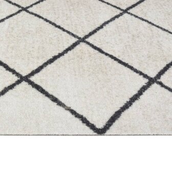 Keukenmat wasbaar geblokt 45x150 cm fluweel 4