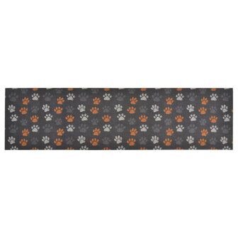 Keukenmat wasbaar potenprint 45x150 cm fluweel 2