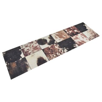 Keukenmat wasbaar dierenhuidprint 45x150 cm fluweel 1