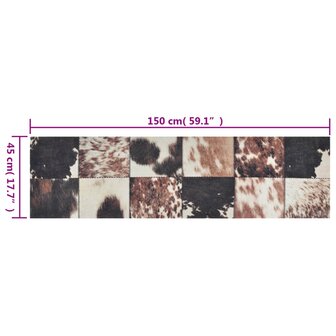 Keukenmat wasbaar dierenhuidprint 45x150 cm fluweel 5