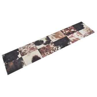 Keukenmat wasbaar dierenhuidprint 60x300 cm fluweel 1