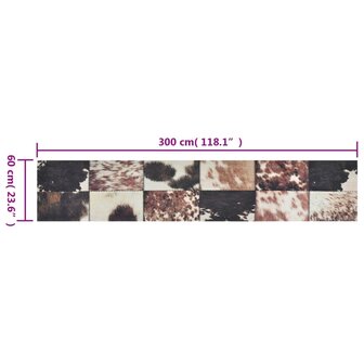 Keukenmat wasbaar dierenhuidprint 60x300 cm fluweel 5