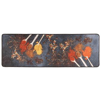 Keukenmat wasbaar anti-slip 60x180 cm meerkleurig 2