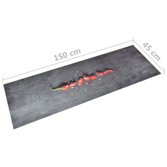 Keukenmat wasbaar Pepper 45x150 cm 5
