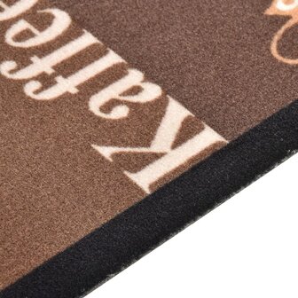 Keukenmat wasbaar Coffee 45x150 cm bruin 4