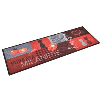 Keukenmat wasbaar Tomatoes 60x180 cm 2