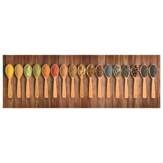 Keukenmat wasbaar Spoon 60x180 cm 2