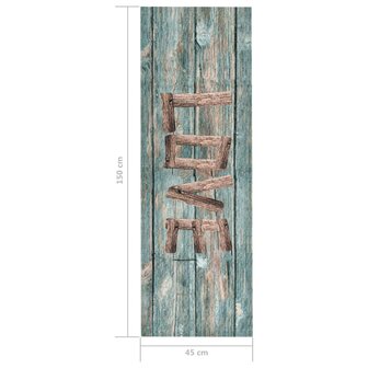 Keukenmat wasbaar Love 45x150 cm 6