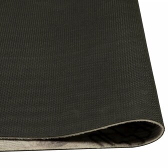 Keukenmat wasbaar koffieprint 45x150 cm fluweel grijs 4