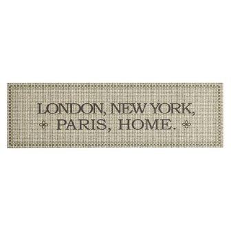 Keukenmat wasbaar Home-tekst 45x150 cm fluweel 2