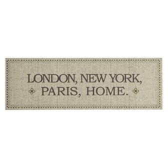 Keukenmat wasbaar Home-tekst 60x180 cm fluweel 2