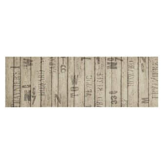 Keukenmat wasbaar hekprint 60x180 cm fluweel 2