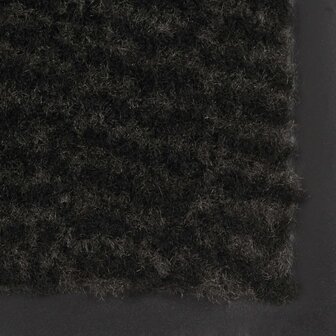 Droogloopmatten 2 st rechthoekig getuft 80x120 cm zwart 5
