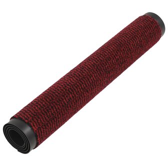 Droogloopmatten 2 st rechthoekig getuft 80x120 cm rood 3