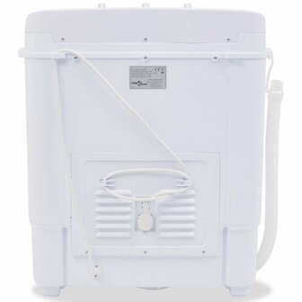 Mini wasmachine met dubbele trommel 5,6 kg 3