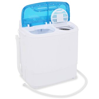 Mini wasmachine met dubbele trommel 5,6 kg 7