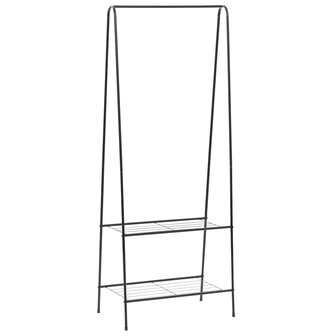 Kledingrek 59x35x150 cm zwart 1