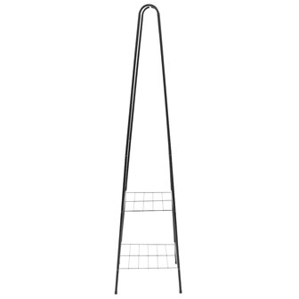 Kledingrek 59x35x150 cm zwart 3