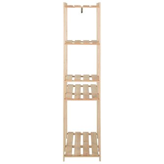 Kledingrek 110x38x170 cm massief grenenhout 4