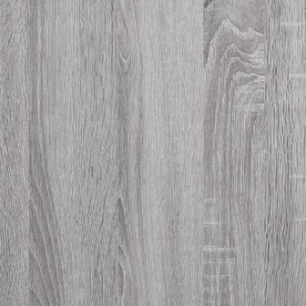 Kledingrek met schoenenrek 100x40x184cm grijs sonoma eikenkleur 8