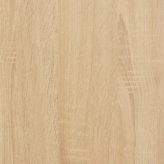 Kledingrek met schoenenrek 80x40x184 cm sonoma eikenkleurig 8