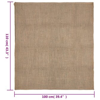 Jutezakken 10 stuks 220 g/m&sup2; 100x110 cm 100% jute 7