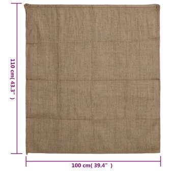 Jutezakken 5 stuks 340 g/m&sup2; 100x110 cm 100% jute 7