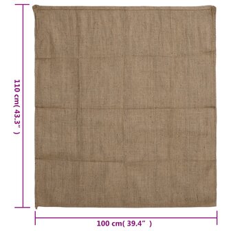 Jutezakken 30 stuks 340 g/m&sup2; 100x110 cm 100% jute 8