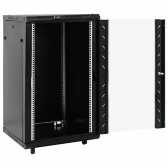Netwerkkast met draaiwieltjes 18U 19&quot; IP20 60x60x100 cm 2