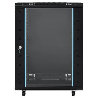Netwerkkast 15U 19&quot; IP20 53x40x80 cm zwart 3