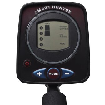 Metaaldetector met LCD-scherm zoekschijf 21cm zoekdiepte 300cm 3