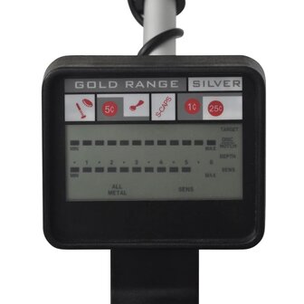 Metaaldetector met LCD-scherm zoekschijf 20cm zoekdiepte 300cm 3