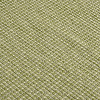 Buitenkleed platgeweven 80x150 cm groen 5