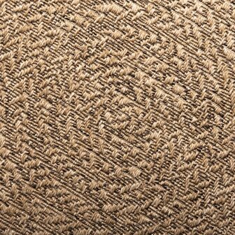 Vloerkleed ZIZUR binnen en buiten 90 cm jute look 5