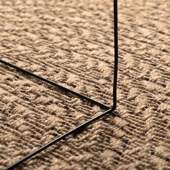 Vloerkleed ZIZUR binnen en buiten 80x150 cm jute look 4