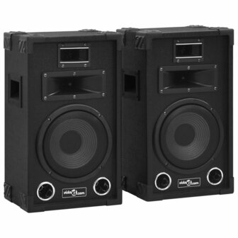 Hifi-podiumluidsprekers 2 st passief professioneel 800 W zwart 2